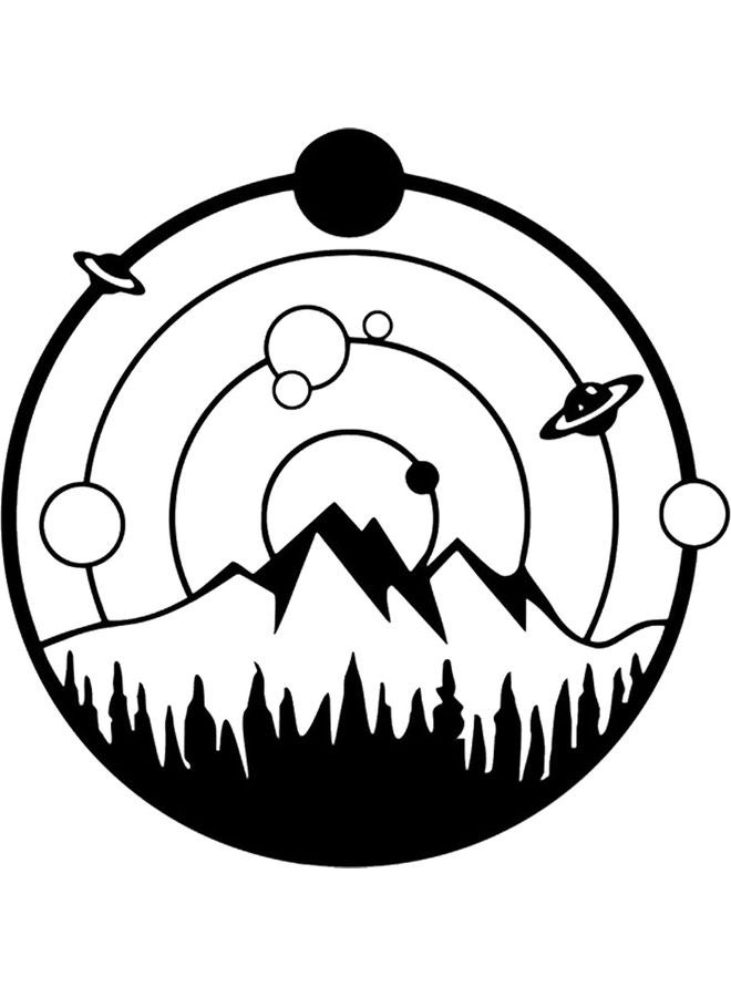 بي بي لوحة فنية على الحائط أسود 20سم - Image 1