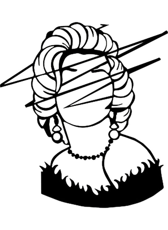 BP Wall Art Black 20cm - Image 1