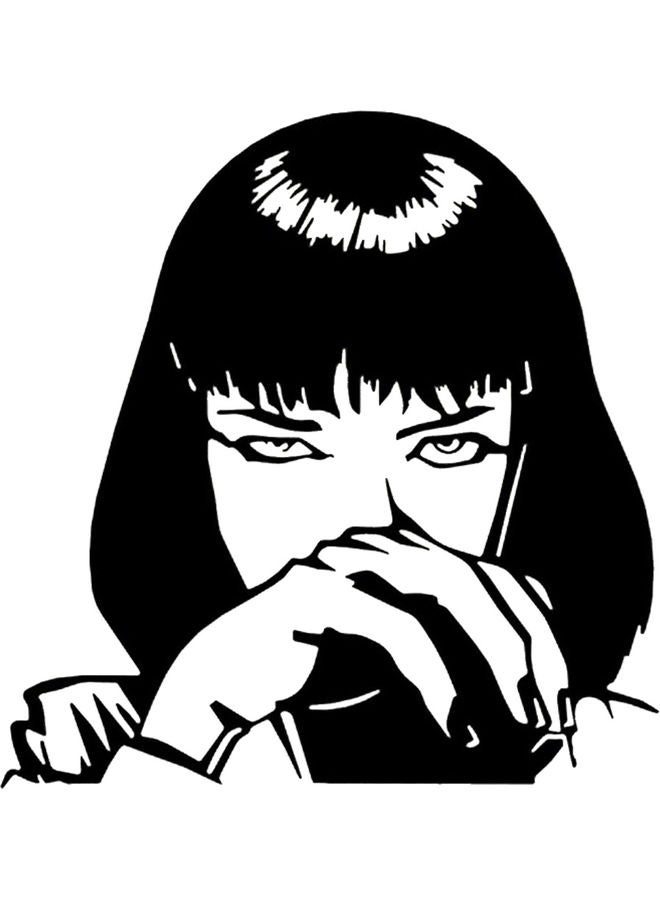 بي بي ملصق جداري للزينة أسود 20سم - Image 1