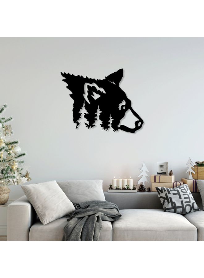 بي بي لوحة فنية على الحائط أسود 20سم - Image 2