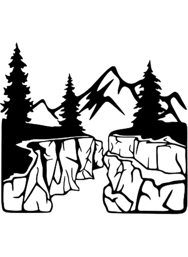 BP Decorative Wall Sticker Black 20cm - Image 1