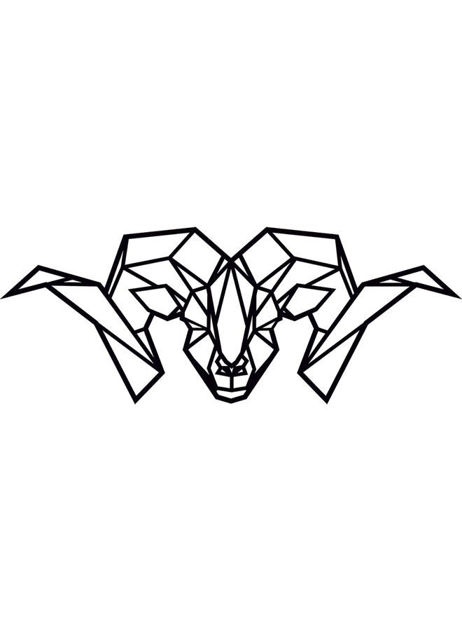 BP Decorative Wall Sticker Black 20cm - Image 1