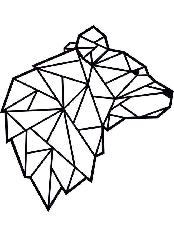 بي بي لوحة فنية على الحائط أسود - Image 1