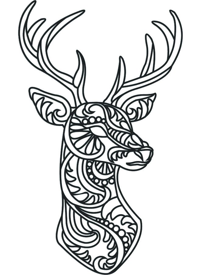 BP Decorative Wall Sticker Black 20cm - Image 1