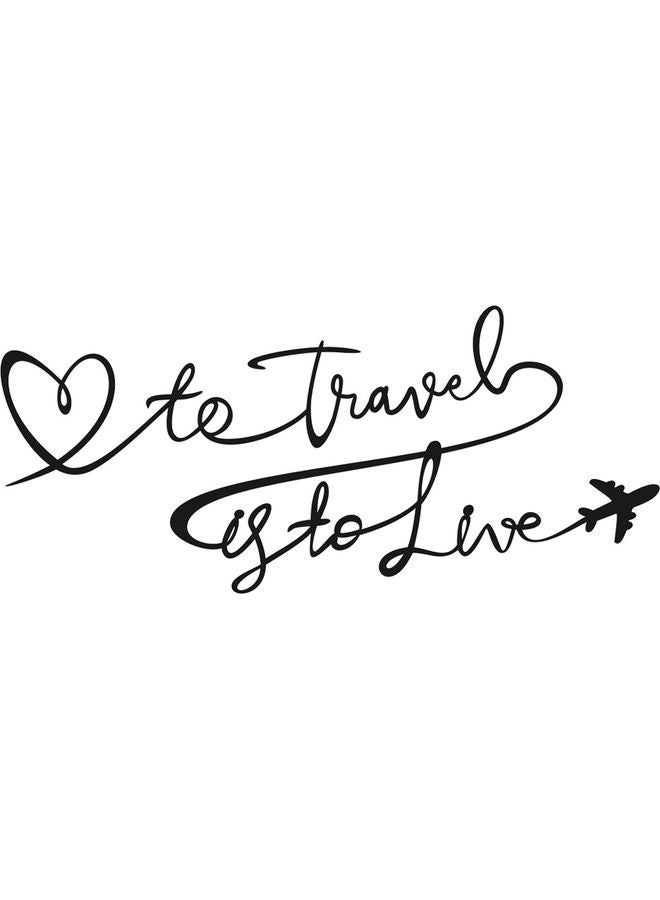 BP Decorative Wall Sticker Black 20cm - Image 1