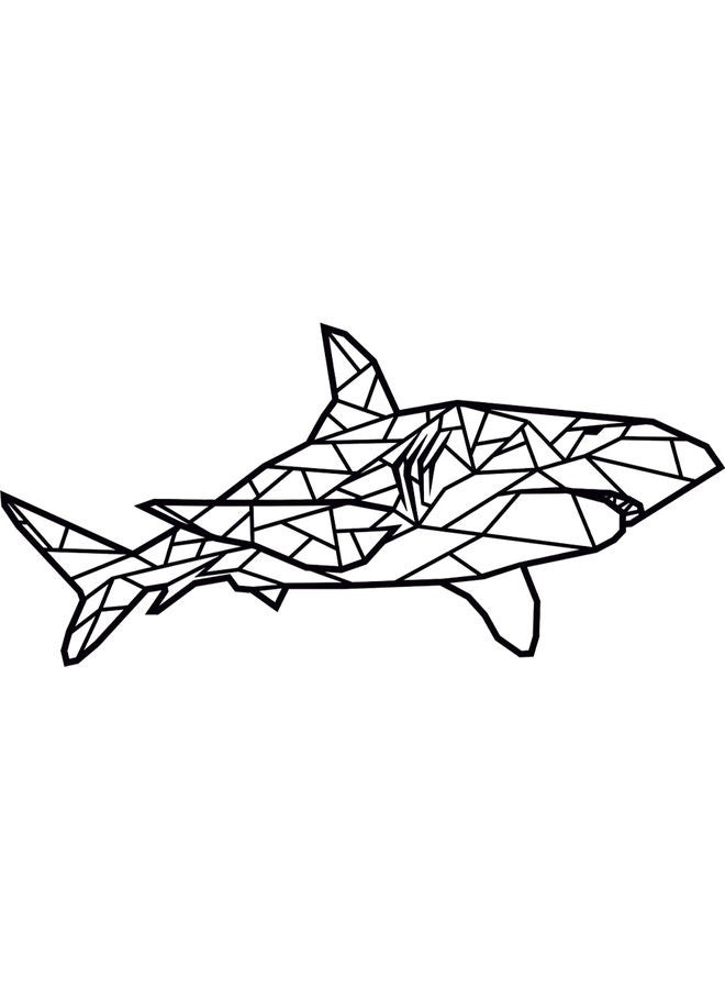 BP Decorative Wall Sticker Black 20cm - Image 1