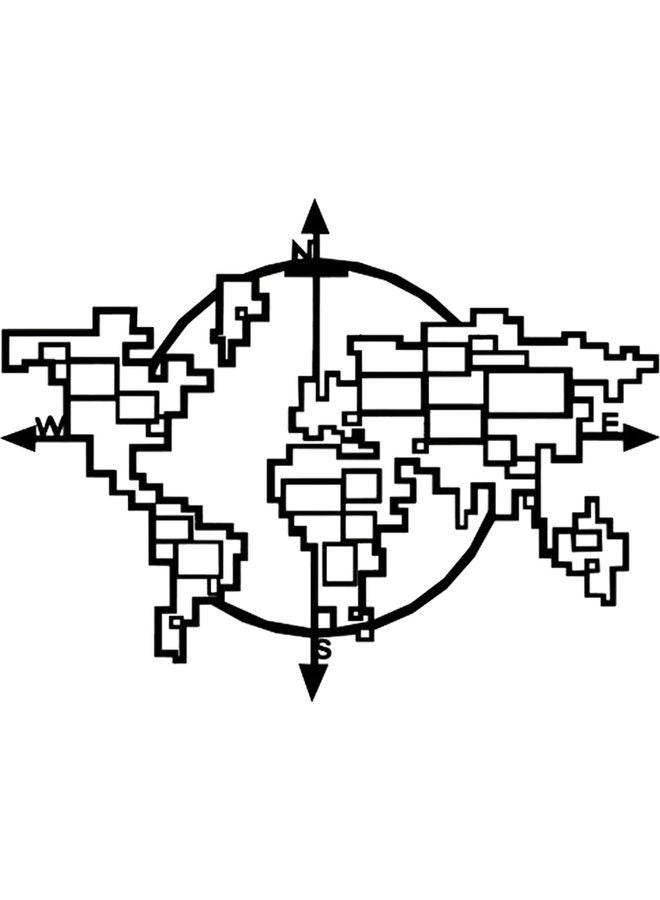 بي بي لوحة فنية على الحائط أسود 20سم - Image 1