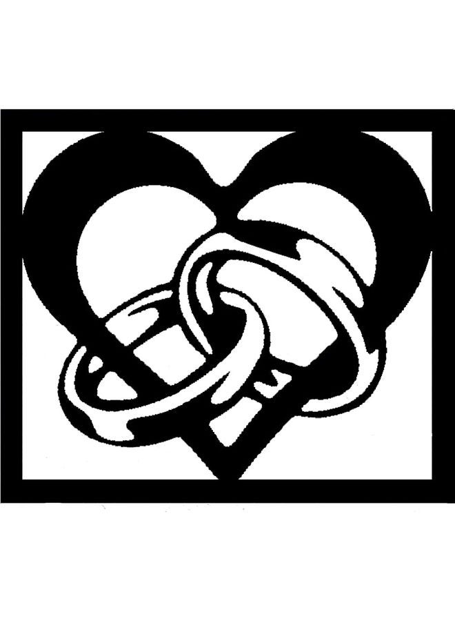 بي بي ملصق جداري للزينة أسود 20سم - Image 1