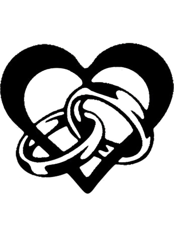 بي بي ملصق جداري للزينة أسود 20سم - Image 1