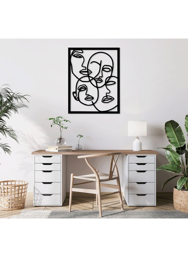 بي بي ملصق جداري للزينة أسود 20سم - Image 2