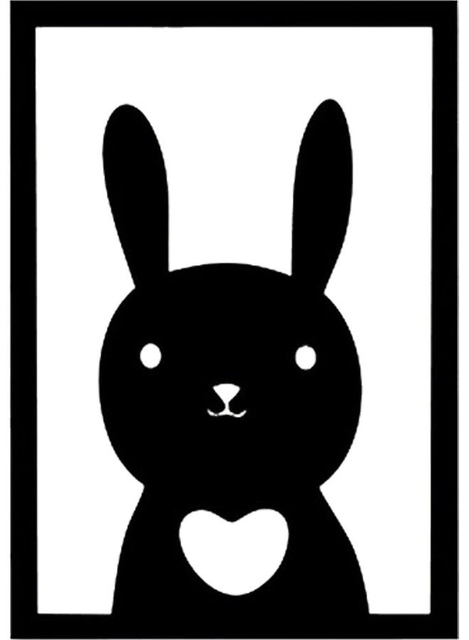 بي بي ملصق جداري للزينة أسود 20سم - Image 1