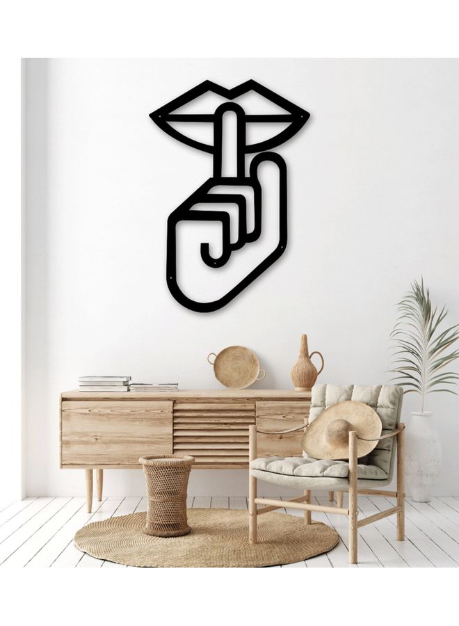 بي بي ملصق جداري للزينة أسود 20سم - Image 2