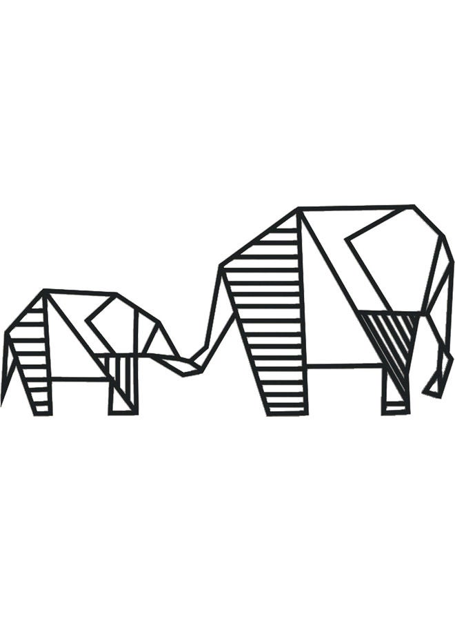 BP Decorative Wall Sticker Black 20cm - Image 1