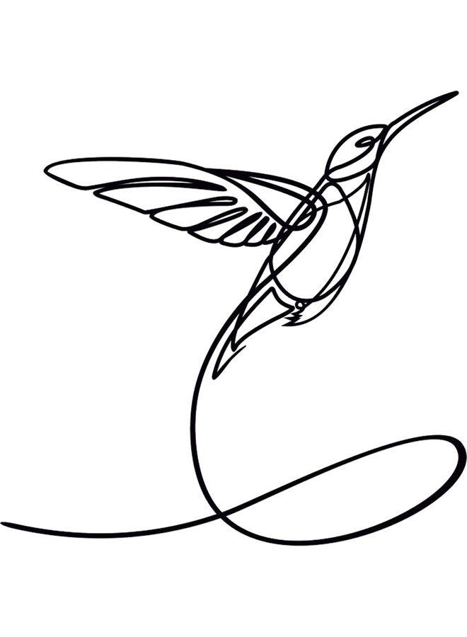 BP Decorative Wall Sticker Black 20cm - Image 1