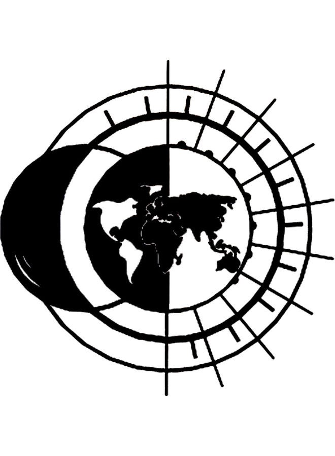 BP Decorative Wall Sticker Black 20cm - Image 1