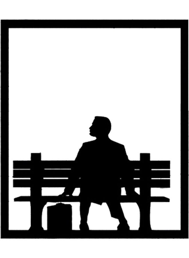 BP Decorative Wall Sticker Black 20cm - Image 1