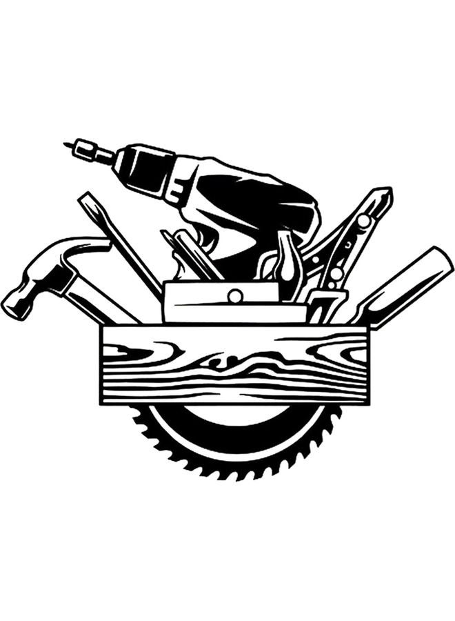 BP Decorative Wall Sticker Black 20cm - Image 1