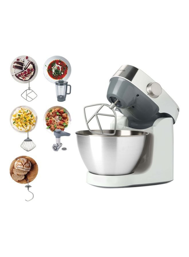 KENWOOD - Kitchen Machine,  Stainless Steel Bowl, Prospero 5 Attachments, Variable Speed, K-Beater, Whisk, Dough Hook, Blender, Meat Grinder, 4.3 L 1000 W KHC29.G0SI Silver - Image 1