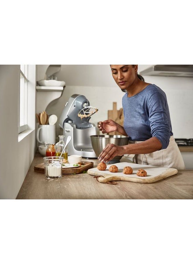 KENWOOD - Kitchen Machine,  Stainless Steel Bowl, Prospero 5 Attachments, Variable Speed, K-Beater, Whisk, Dough Hook, Blender, Meat Grinder, 4.3 L 1000 W KHC29.G0SI Silver - Image 1