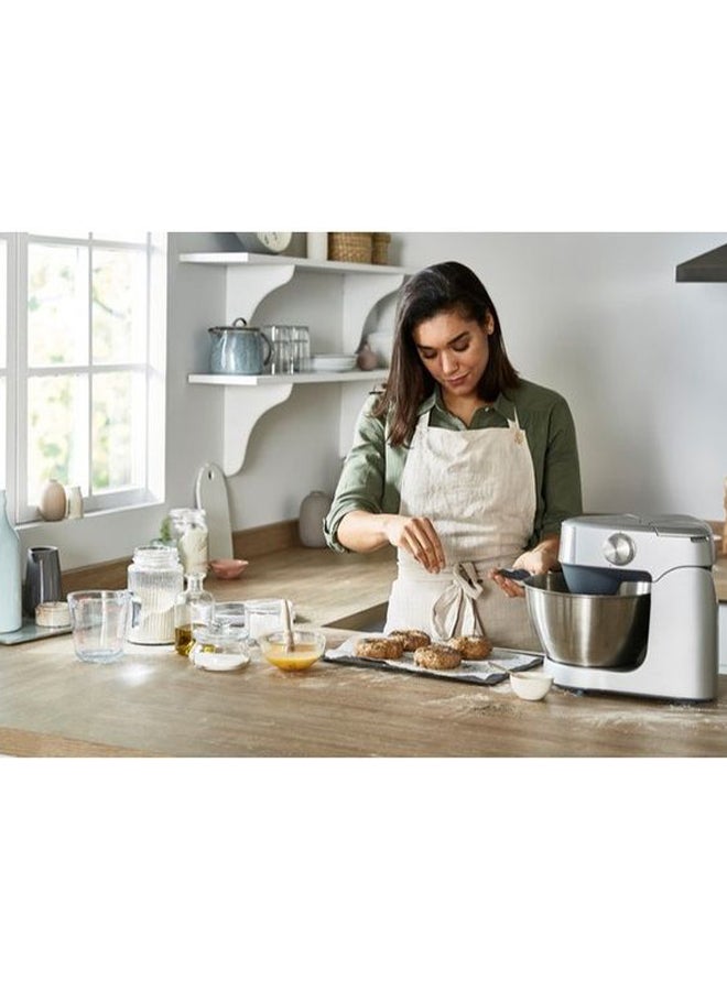 KENWOOD - Kitchen Machine,  Stainless Steel Bowl, Prospero 5 Attachments, Variable Speed, K-Beater, Whisk, Dough Hook, Blender, Meat Grinder, 4.3 L 1000 W KHC29.G0SI Silver - Image 1