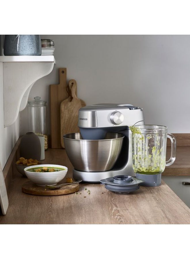 KENWOOD - Kitchen Machine,  Stainless Steel Bowl, Prospero 5 Attachments, Variable Speed, K-Beater, Whisk, Dough Hook, Blender, Meat Grinder, 4.3 L 1000 W KHC29.G0SI Silver - Image 1