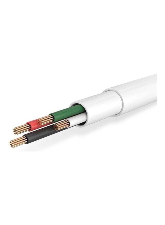 Generic - 2-Pack Adapter From Lightning Port To 3.5mm Headphone (Aux) White - Image 1