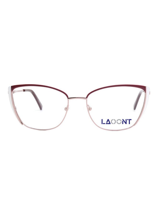 LAOONT women Eyeglass Frame Cateye Metal Shape - Image 1