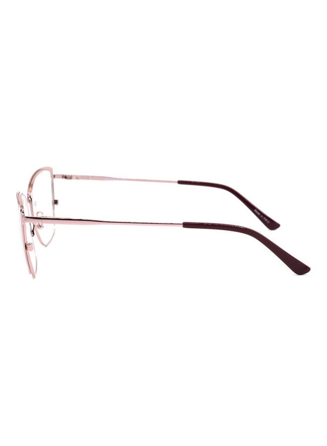 LAOONT women Eyeglass Frame Cateye Metal Shape - Image 3