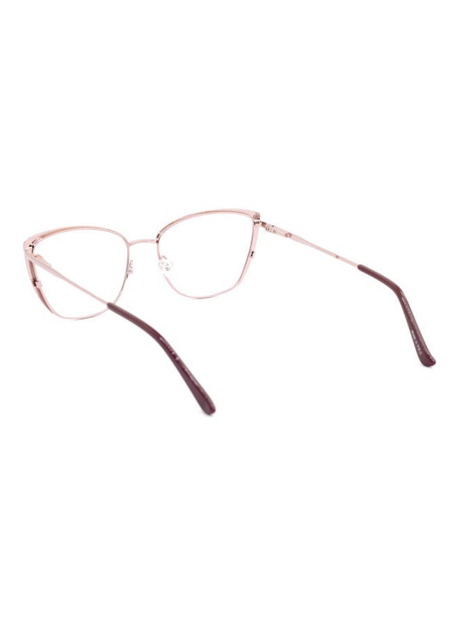 LAOONT women Eyeglass Frame Cateye Metal Shape - Image 4