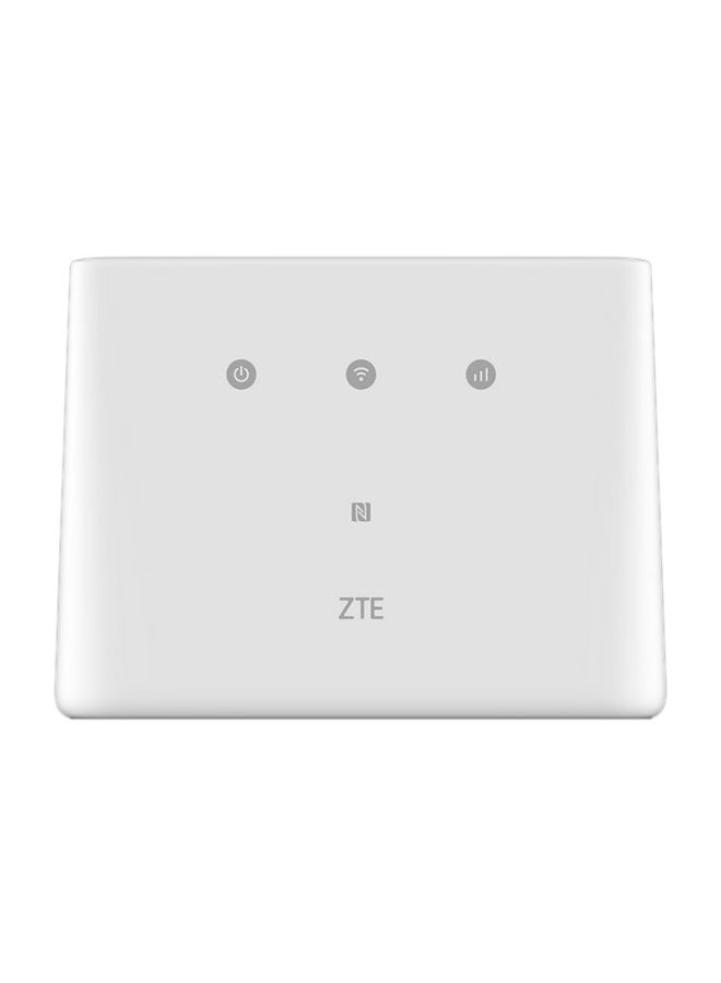 ZTE 4G LTE CPE WiFi Router White  - Image 1
