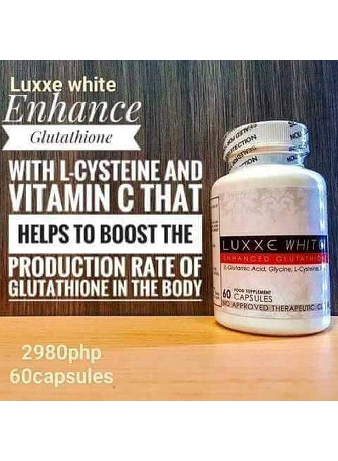 Luxxe White - Enhanced Glutathione Dietary Supplement - 60 Capsules - Image 1