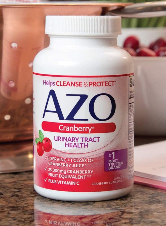 AZO - Urinary Tract Health Cranberry Supplement - 100 Softgels - Image 1