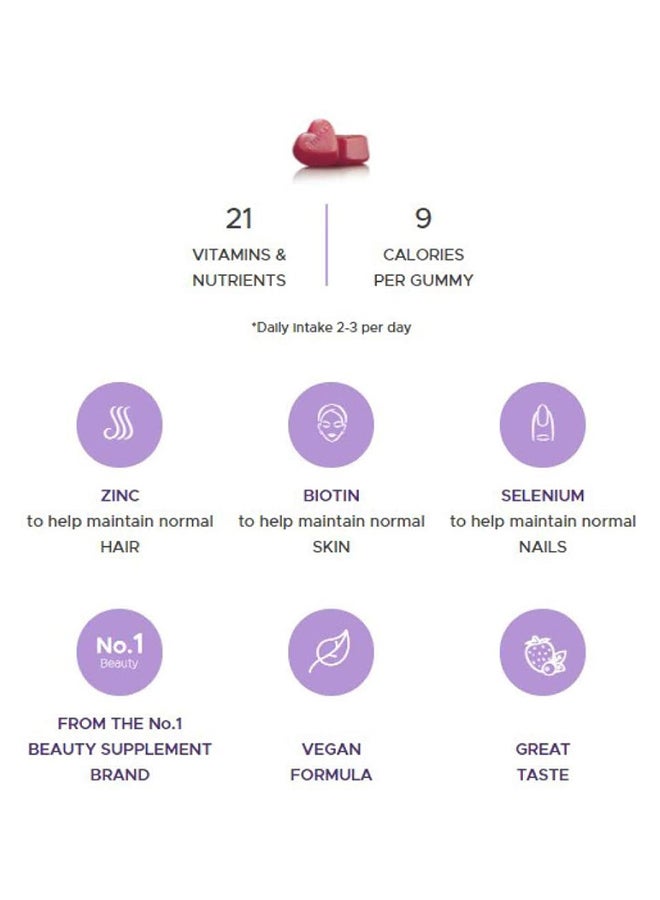 Vitabiotics - Perfectil Hair Crush 60 Gummies - Image 1