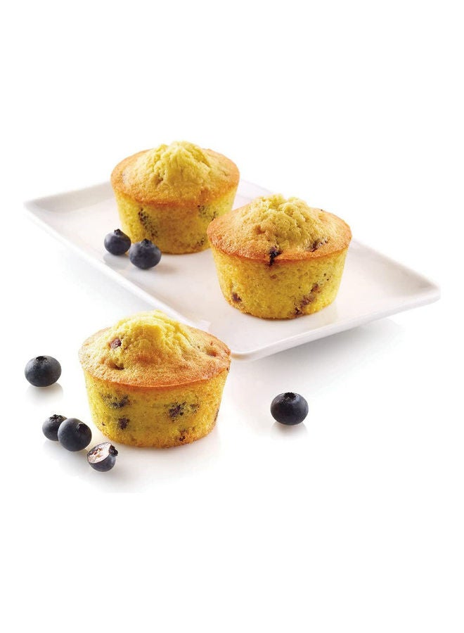 Silikomart 6 Cavities Muffin Mould Red 33 x 18 x 3.5cm - Image 5