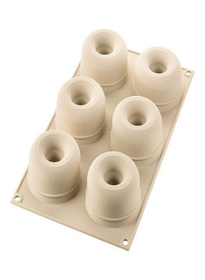 سيليكومارت - قالب أرينا صغير بيج 18x12x2سم - Image 1