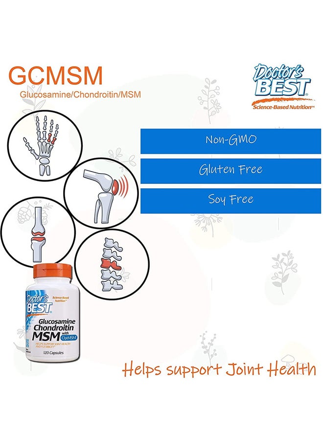 Glucosamine Chondroitin MSM With Optimsm - 120 Capsules - v1646142678/N19666440A_6