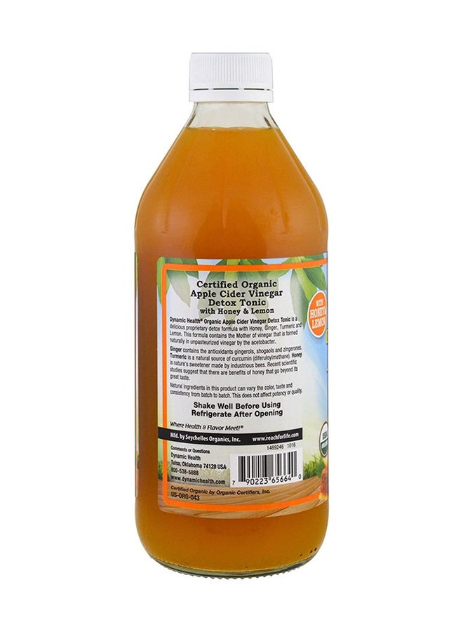 Dynamic Health - Organic Apple Cider Vinegar Detox Tonic 473 Ml - Image 1