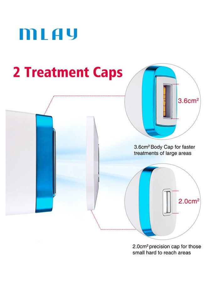 MLAY Ice Compress Laser Hair Removal Device Blue - Image 4