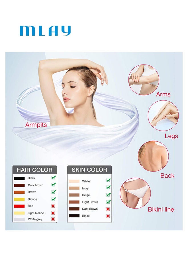 MLAY Ice Compress Laser Hair Removal Device Blue - Image 5