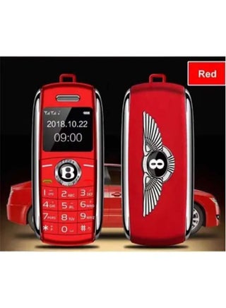 Bentley Car Key Design V8 Mini Mobile Phone Dual SIM Red 32MB RAM 32MB 2G - v1646195812/N52791848A_1