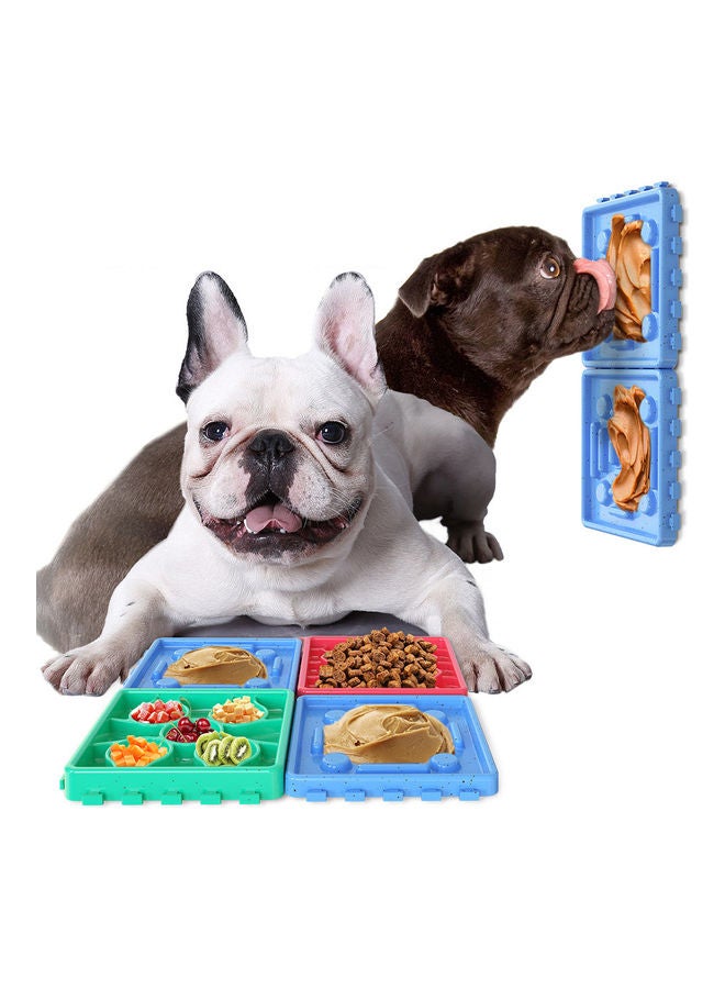 Kidle Anti-choking Dog Food Bowl Red/Blue/Green 2.2x15x15cm  - Image 2