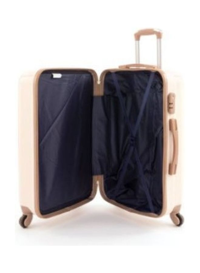 ليمرا طقم حقائب سفر بعجلات مكون من 6 قطع بيج/ ذهبي - Image 3