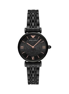 امبوريو ارماني ساعة يد بعقارب وسوار من الإستانلس ستيل طراز AR11245 للنساء  - Image 1