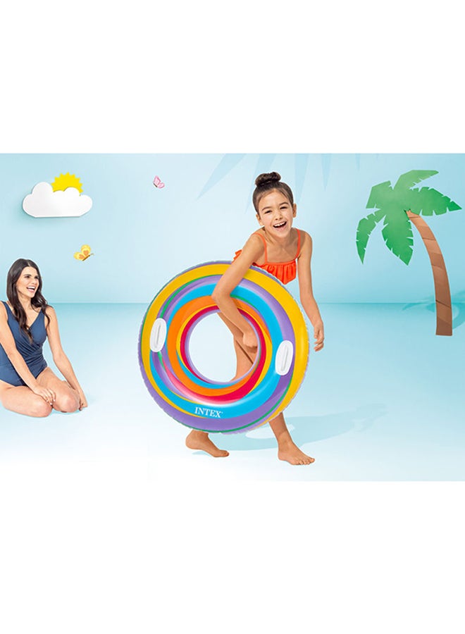 INTEX - Swirly Whirly Inflatable Pool Swim Tubes - Assortment 91cm - Image 1