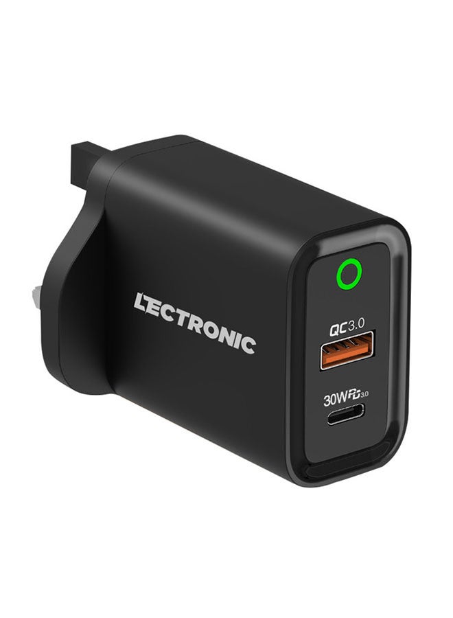 LeCtronic - 2-Ports Adapter 30W Black - Image 1