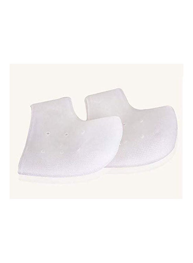 Generic Pairs Gel Heel Sleeves Breathable Silicone Heel Socks Protectors To Repair Dry Cracked Heel And Reduce Pains Of Plantar Fasciitis Achilles Tendonitis Tendon Heel Spurs Sore Heel 