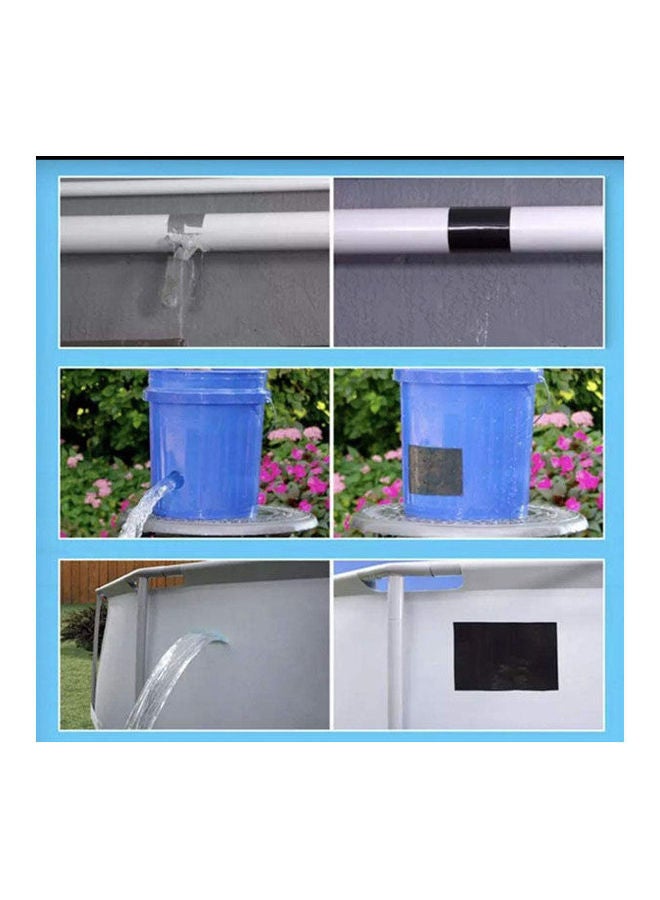Generic - Super Strong Flex Leakage Repair Waterproof Tape For Garden Hose Pipe Water Tap Bonding Rescue Quick Repairing Quickly Stop Leak Black - Image 1