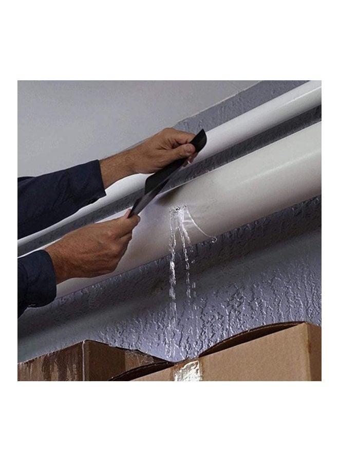 Generic - Super Strong Flex Leakage Repair Waterproof Tape For Garden Hose Pipe Water Tap Bonding Rescue Quick Repairing Quickly Stop Leak Black - Image 1