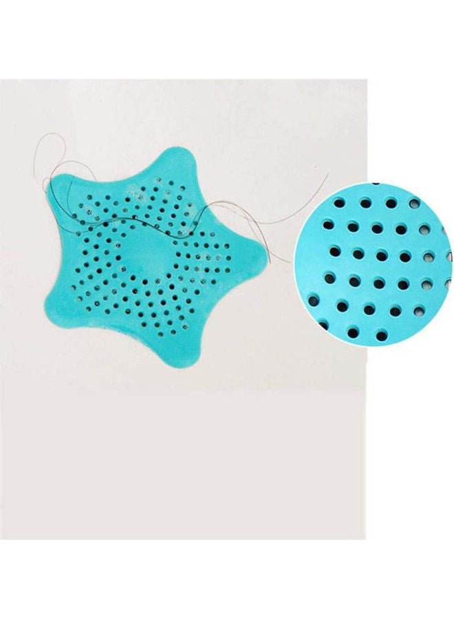 فلاتليفن Living Floor Drain Hair Stopper Bath Catcher Sink Strainer Sewer Filter Bathroom Accessories Blue  - Image 2
