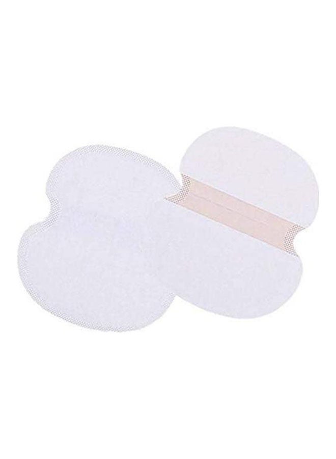 30 Pcs Underarm Sweat Pads Premium Quality Absorbent Dress Shields Armpit Guards White 12.5cm  - Image 1